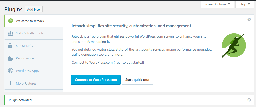 Connect website to Jetpack