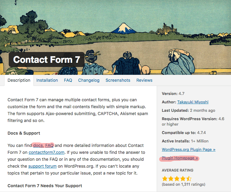plugin documentation