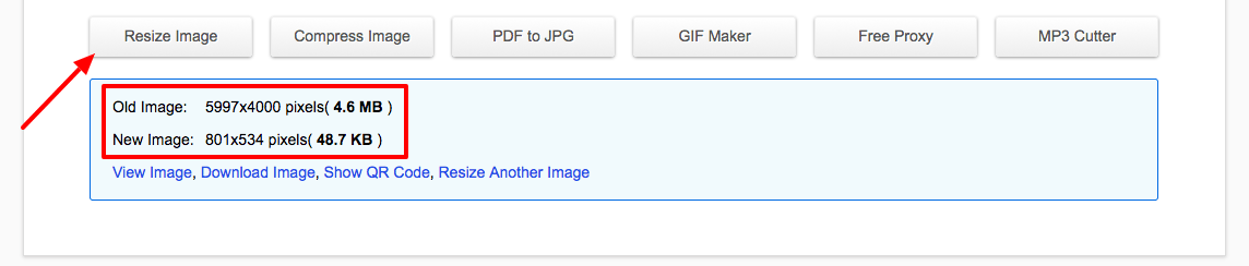 resize image step 4